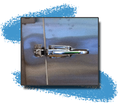 walk-in cooler door latch repair and service